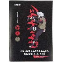Картон кольоровий двосторонній Kite Naruto А4 10 аркушів 10 кольорів (NR23-255)