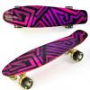 Пенні борд Board зі світловим ефектом Рожево-фіолетовий F-5490