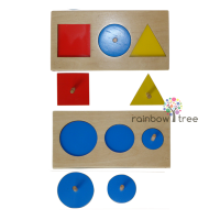Геометричні пазли: коло / трикутник / квадрат