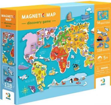 Магнітна мапа Dodo 120 елементів (200201)