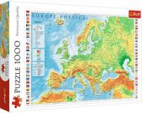 Пазли Trefl - Фізична карта Європи 1000 елементів (10605)