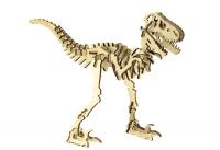 Дерев'яний 3D пазл Динозавр Велоцираптор
