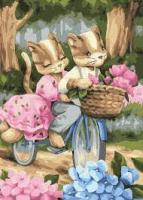 Картина за номерами "Романтична поїздка" 40*50 KHO2417