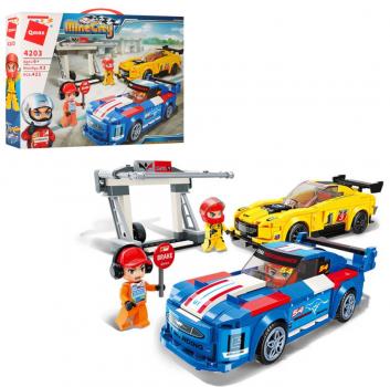 Конструктор Qman «Гоночний Піт-стоп» MineCity 423 деталі 4203 