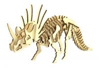 Дерев"яний 3D пазл Трицераптос