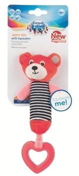 Брязкальце-прорізувач Canpol babies Bears, кораловий 68 / 055