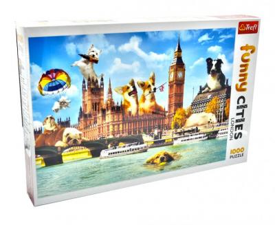 Пазли Funny Cities Собачки у Лондоні (1000 елементів) Trefl 10596