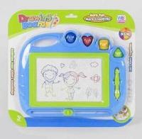 Дощечка для малювання 009-2057 , синій, з печатками, на аркуші