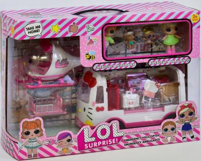 Ігровий набір Швидка допомога LOL з лялькою і транспортом, K5621