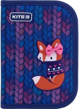 Пенал Kite 1 від., 1 відв., без наповнення "Fox", K22-621-9