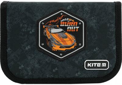 Пенал Kite 1 від., 1 відв., без наповнення "Burn Out", K22-621-4