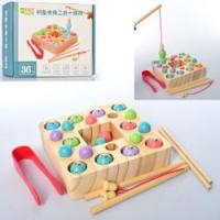 Дерев'яна іграшка Рибалка MD 2214 магнітна, 2 вудки