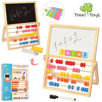 Дерев'яна іграшка Мольберт MD 2180 двостороння 