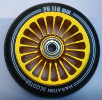 Колеса Maraton для Самокатів Алюміній 110 мм (Золотий)