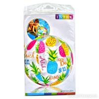 М'яч надувний різнобарвний діаметр 51 см (асорті 3 вида) INTEX 59040