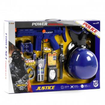 Набір поліцейського Kimi зі світловим та звуковим ефектом Синій 