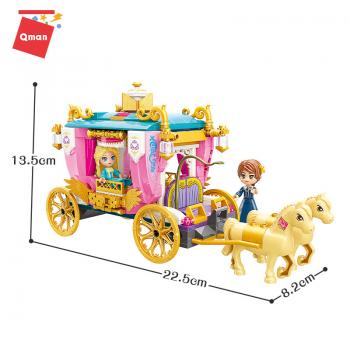Конструктор Qman 2614 "Карета принцеси" 458 деталей 
