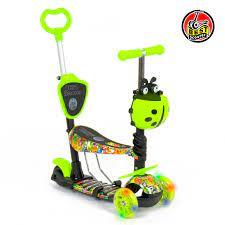 Дитячий самокат 5в1 Best Scooter 55945 Салатовий