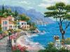 Алмазна мозаїка Rainbow Art Міська гавань (EJ868) 30 х 40 см (На підрамнику) 