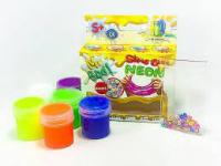 Лизун-антистрес Міні-набір NEON 6х20 г ТМ Mr.Boo 80042