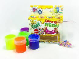 Лизун-антистрес Міні-набір NEON 6х20 г ТМ Mr.Boo 80042