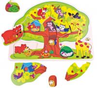 Пазл Bino веселі тварини (88119)