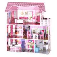 Дерев'яний будиночок для ляльок Bambi (MD 1204) (6903181584014)