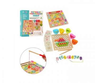 Дерев'яний навчально-розважальний набір, LimoToy, MD2450