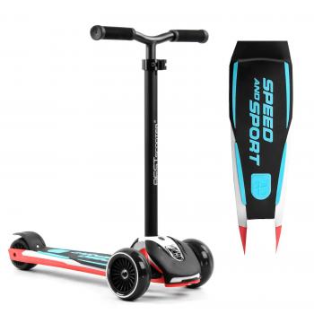 Самокат Scooter Чорно-червоний NW-0030E