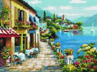 Алмазна живопис Rainbow Art Кафе на набережній (EJ491) 30 х 40 с
