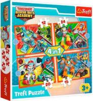 Набір пазлів TREFL Трансформери Академія трансформерів 4 в 1 (34352)