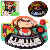 МУЗИЧНА ІГРАШКА "ПІАНІНО МАВПОЧКА", HOLA, 3137