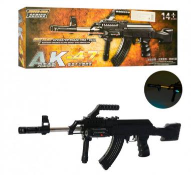 Автомат 087F на пульках, 58 см, лазер