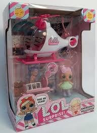 Ігровий набір Лялька ЛОЛ з вертольотом K5623