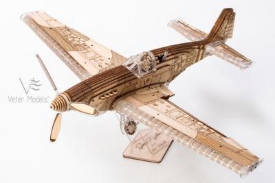 «SPEEDFIGHTER». МЕХАНІЧНА ЗБІРНА 3Д МОДЕЛЬ ЛІТАКА AKV-04