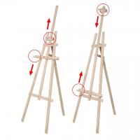 Мольберт для малювання тринога, дерев'яний