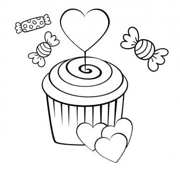 Дитячий набір для розпису "Кексик"  ТМ "RIVIERA BLANCA" КА-010 25*25