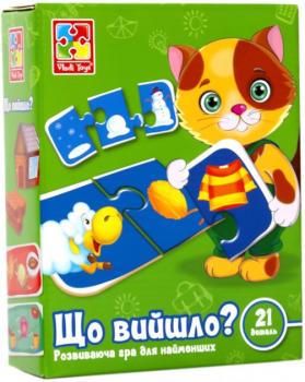Гра розвивальна Vladi Toys Що вийшло? (Укр) (VT1804-27)