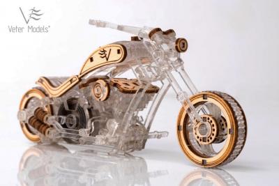 CHOPPER-V1. МЕХАНІЧНИЙ 3Д КОНСТРУКТОР AKV-01