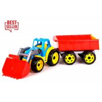 Іграшка "Трактор з ковшем і причепом ТехноК", арт. 3688