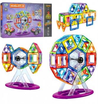 Магнітний конструктор LT4001 "Magnetic Sheet", 92 деталі