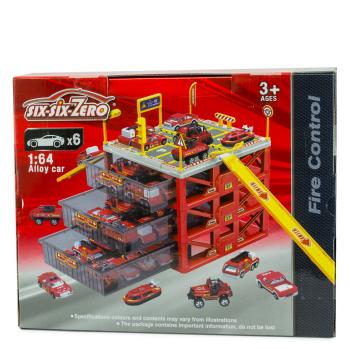 Парковка Six-Six-Zero "Пожежна станція", з ящиками для зберігання 660-A155