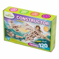 Конструктор дерев'яний для дітей Фантазія 120 деталей 900040