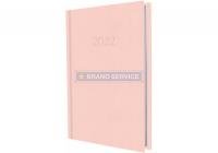 Щоденник датований ECONOMIX CONFETTI А5 рожевий тверда обкладинка балакрон (E21613-09)