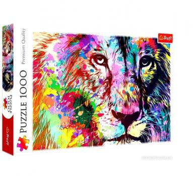 Пазли - 1000 елм. - 10707 "Барвистий Лев" Trefl