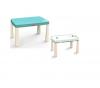 Столик дитячий+комплект для гри в аерохокей колір - бірюзовий 82 x 58 x 56 см DOLONI