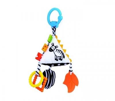 Брязкальце-підвіска Dumoon Пірамідка з прорізувачем для зубів (9983)