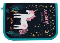 Пенал "Unicorn", 1-яр з 2 відв., пустий, 21202C, CLASS