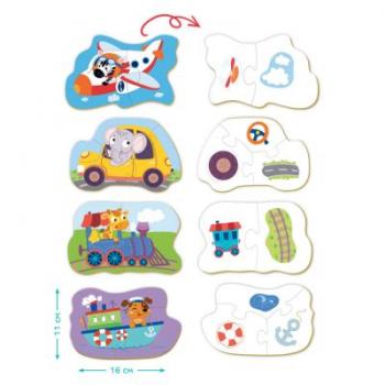 Пазл та гра 2-3 елементи "Мандруємо!" 200106