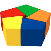 Комплект дитячих пуфів Топаз Kidigo 42021